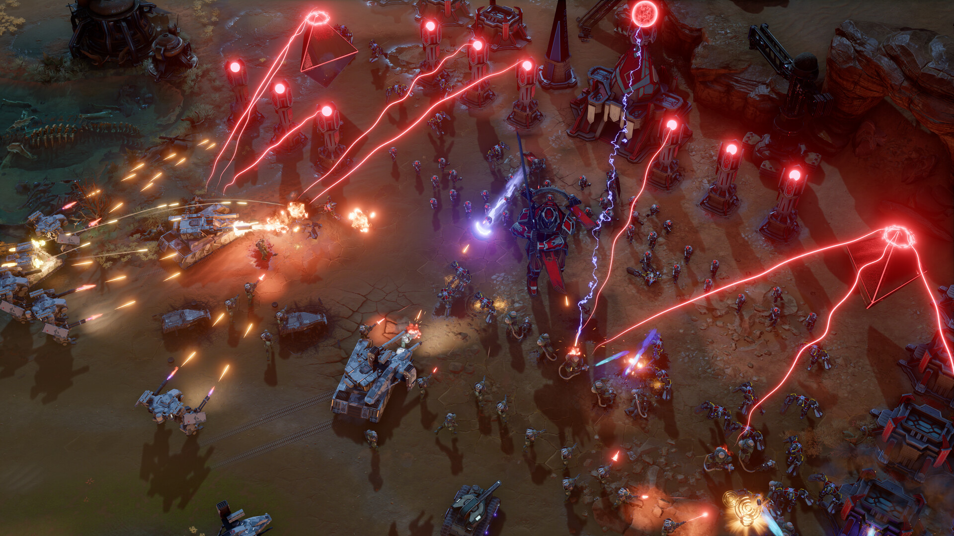 ZeroSpace Protectorate faction units and command structure in battle